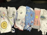 Lot Of (7) Vintage Kid's Size Aprons
