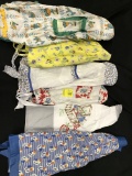 Lot Of (6) Vintage Aprons-Some Embroidered