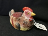 Figural Hen Pin Cushion 1950's & 1960's Japan  5