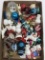 Lot Of Vintage Christmas Ornaments: Santa's, Reindeer, Snowmen, + Bulbs