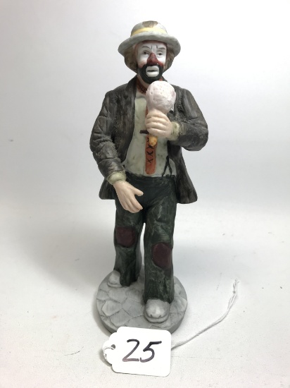 "Cotton Candy" 7"T.Clown Figurine From The Emmett Kelly, Jr. Signature Collection By Flambro