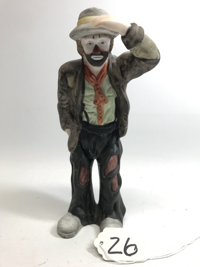 "Why Me?" 7"T.Clown Figurine From The Emmett Kelly, Jr. Signature Collection By Flambro