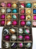 Lot Of (36) Vintage Christmas Bulbs In Boxes