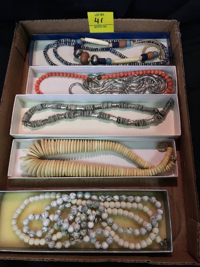 Lot Of (5) Costume Necklaces