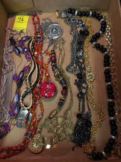 Lot Of Costume Jewlry: All Necklaces