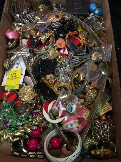 Large Lot Of Costume Jewelry: A Little Bit Of Everything In Here!