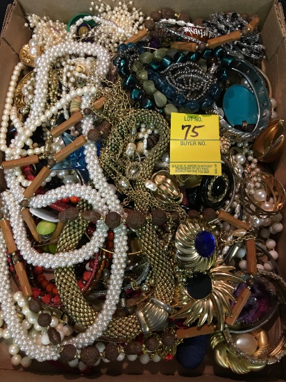 Large Lot Of Costume Jewelry: A Little Bit Of Everything In Here!