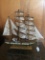 Gorch Fock Wood Model on Stand, 17