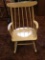Child's Rocker, Needs Back Spindles Repaired