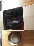 Box with Hats, Gloves and Vintage Hat