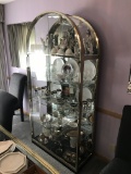Brass and Glass China Cabinet (Not Contents), 78