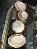 22 Pieces of Limoges, France with Gold Trim