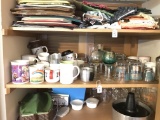 Shelf of Glasses, Mugs and More