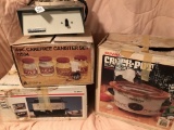 Crock Pot, Electric Cooker, Canister Set and Hot Plate