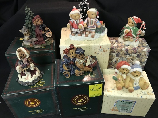 (6) Boyd Bears with Boxes as shown in picture