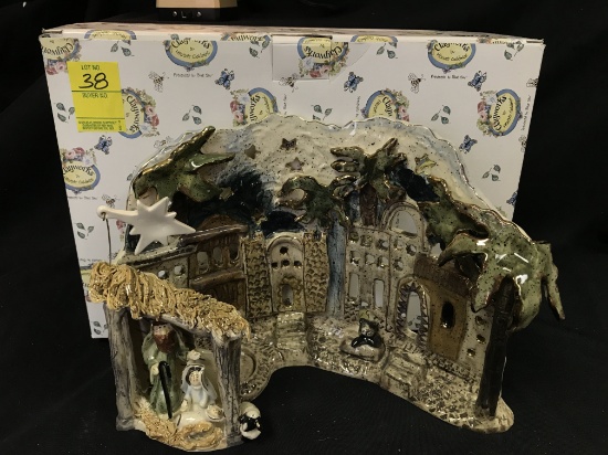 Clayworks "Oh Holy Night Nativity" W/Box