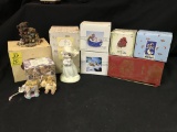 Lot Of (10) Misc. Figurines W/Boxes