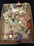 Lot Of (23) Made In Germany Wooden Figures-Mostly Christmas Themes