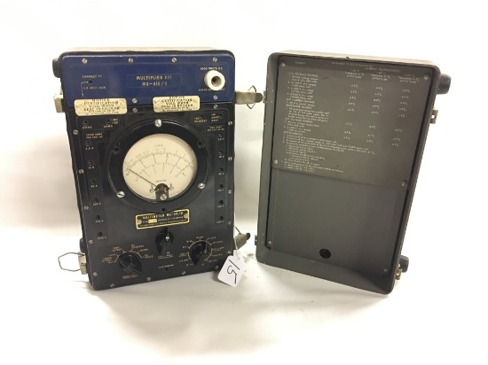 Vintage Multimeter Kit, MX-815/U with a ME-98/U
