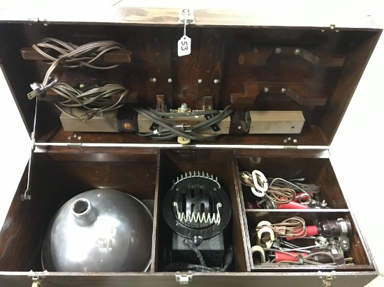 Vintage, Wild Professional Lighting Set in a Wood Carry Case