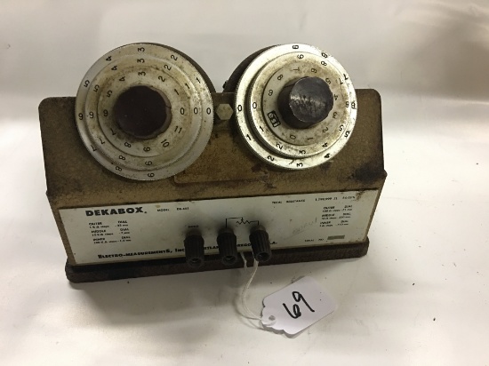 Vintage Deka Box Capacitor Model #DB655