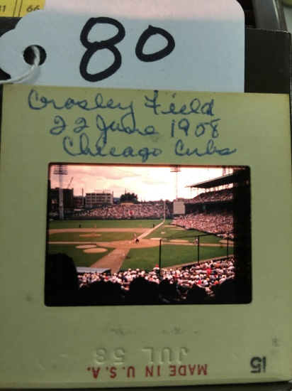 Five 1958 Crosely Field Slides and 25 Early 70's Riverfront and a Few Cincinnati Scenes