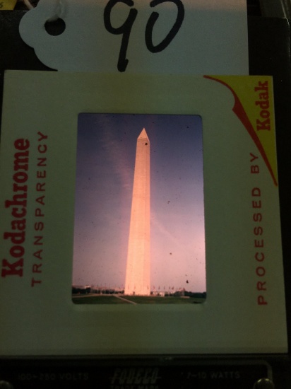25 Slides Marked Washington DC 1960's