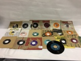 18 Various 45RPM Records and One 331/3 RPM of Olympium Series