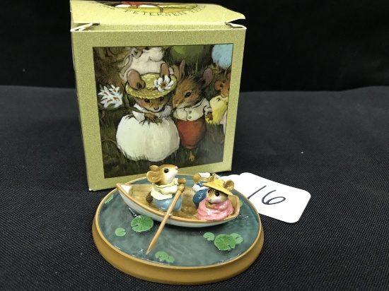 Wee Forest Folk Figurine W/Box "Forget Me Knot"