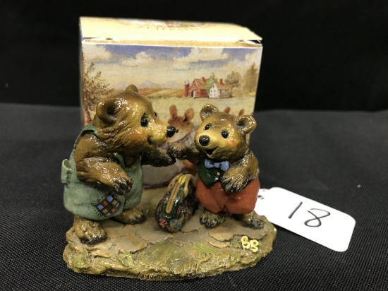 Wee Forest Folk Figurine W/Box "Welcome Home"