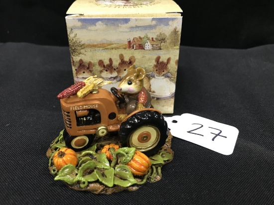 Wee Forest Folk Figurine W/Box "Harvest Field Mouse"