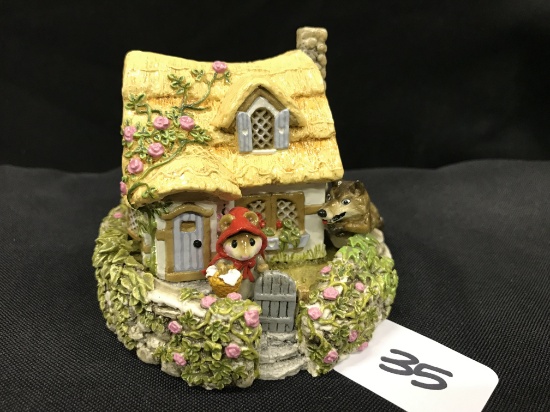 Wee Forest Folk Figurine NO/Box "Red Riding Hood @ Grandmother's 'House"