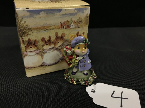 Wee Forest Folk Figurine W/Box "Mary's Christmas"