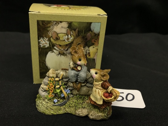 Wee Forest Folk Figurine W/Box "Wayside Chat"