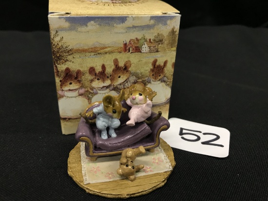 Wee Forest Folk Figurine W/Box "Tumbling Tots"