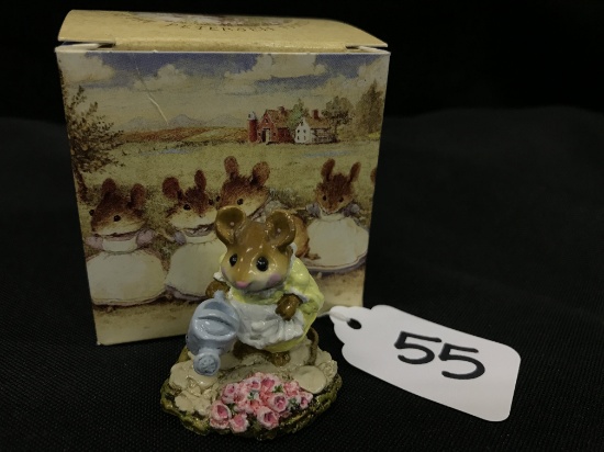 Wee Forest Folk Figurine W/Box "Spring Gardner"