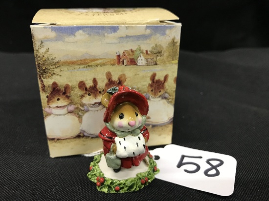 Wee Forest Folk Figurine W/Box "Miss Noel"