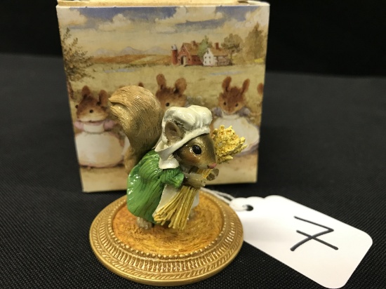 Wee Forest Folk Figurine W/Box "Peasant a la Gauguin" (Squirrel)