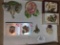 (8) Brooch Pins As Shown-Several Christmas Related