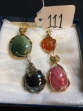 (4) Wrapped Polished Stones-Tallest Is 2