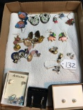 (15) Pair Of Earrings-A Few Are Sterling
