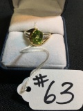 10K Gold Ladies Ring-Size 7.5  (3.3 grams)