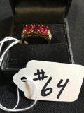 14K Gold Size 7.75 Ladies Ring  (4.2 grams)