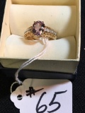 10K Gold Size 8 Ladies Ring  (3.8 grams)