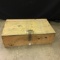 Older Wooden Box W/Left Up Lid   19