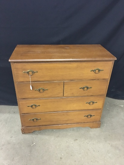 Maple (4) Drawer Chest  16" x 35" x 34"T.