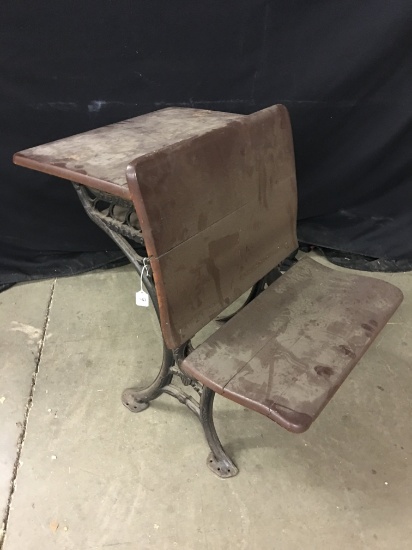 Antique School Desk