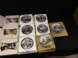 Lot Of (10) Collector Plates-Some With Boxes