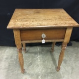 Antique 1-Drawer Night Stand  20