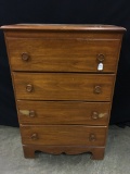 (4) Drawer Chest W/Wooden Knobs  15